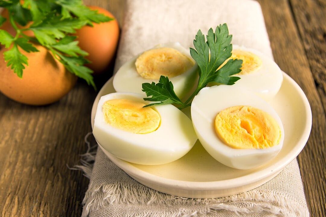 Eat eggs for three days