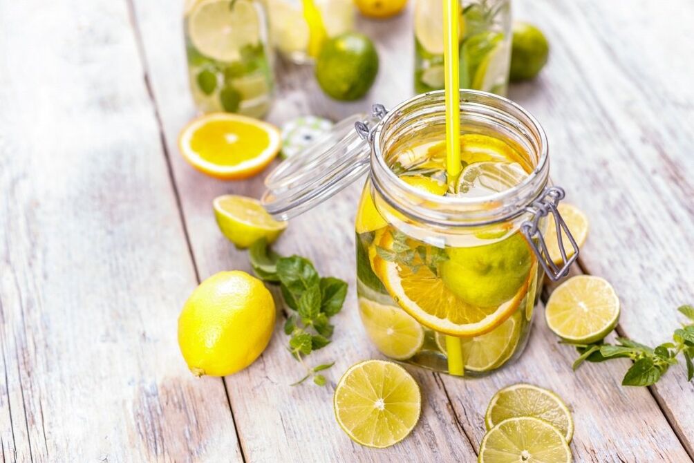 Add lemon water to lose weight