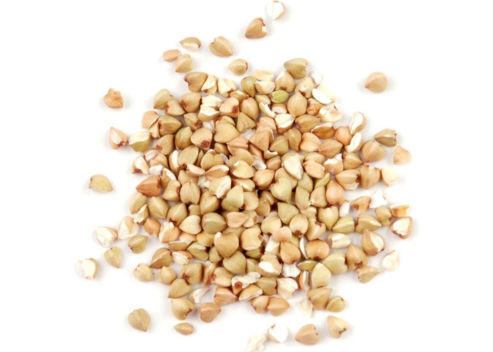For a single diet, it is recommended to use the healthiest green buckwheat