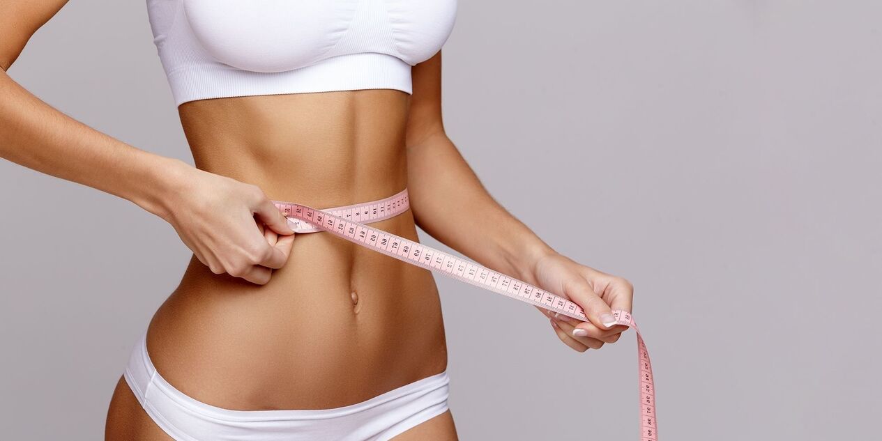 The girl followed the dietary principles and achieved the desired effect of losing weight