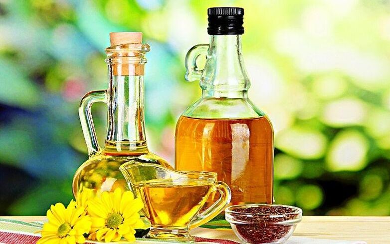 Flax oil is a useful product for weight loss and healing of the body. 